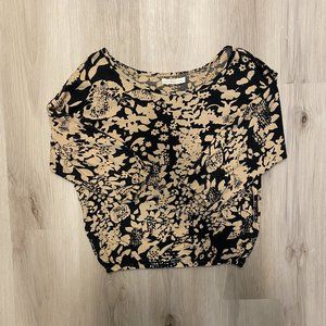 HERO & LEANDER ¾ Sleeve Floral Top from Anthropologie Size M